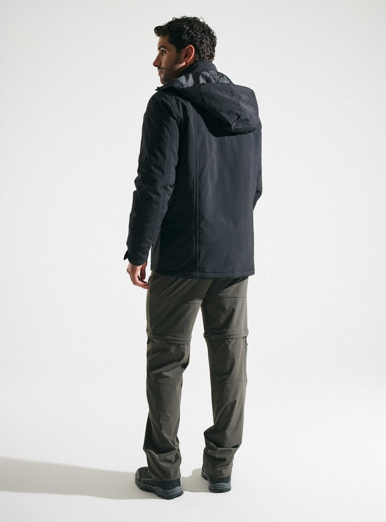 Parka Técnica Resistente Al Agua Gorro Desmontable-5