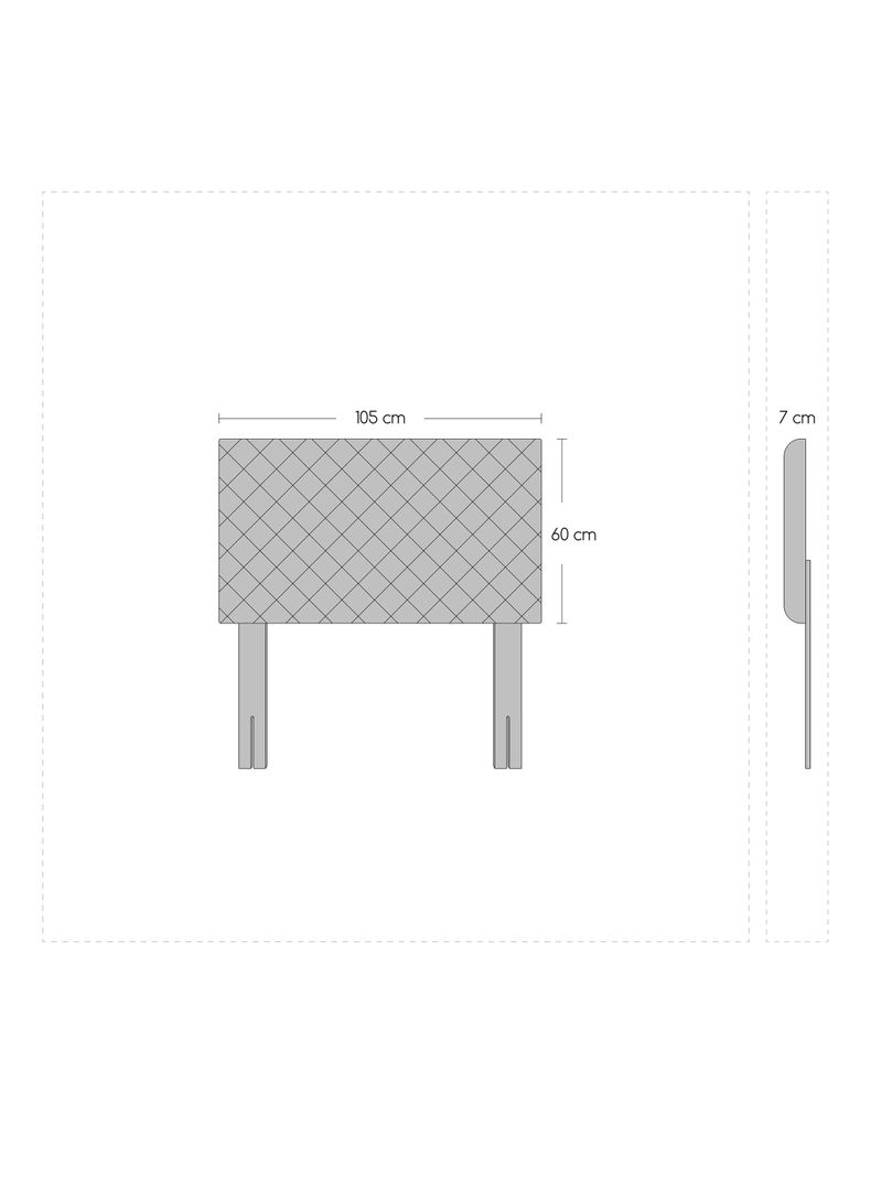 Cama Europea Cadiz 1.5 Plazas x190 cm + Respaldo Nuit-1