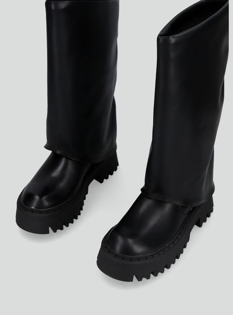 Bota Larga Polaina Mujer-2