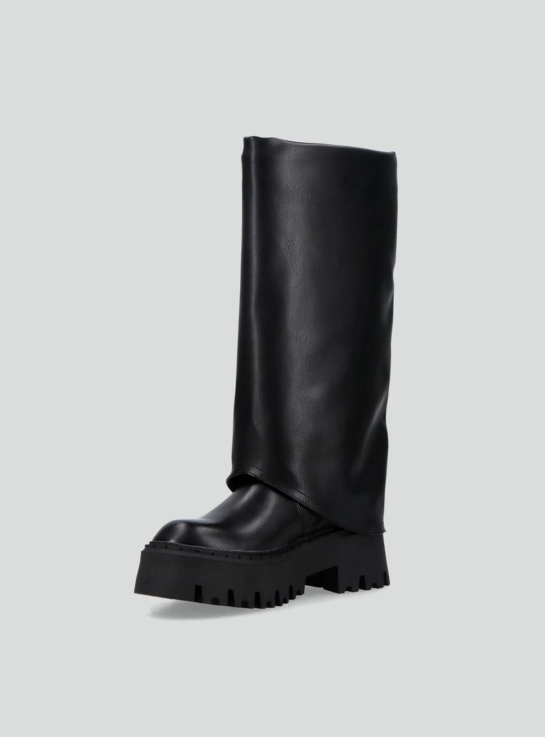 Bota Larga Polaina Mujer-1