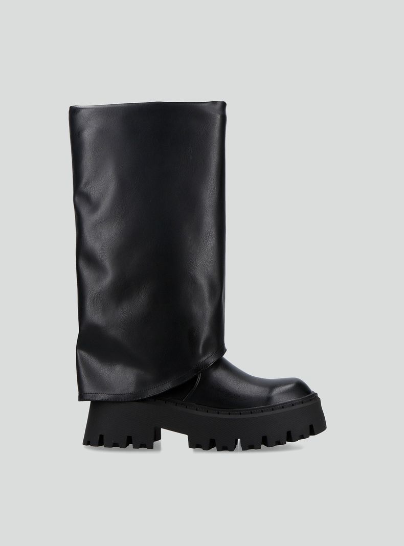Bota Larga Polaina Mujer-0