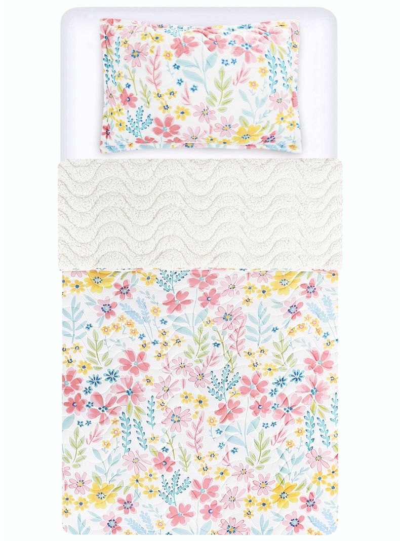 Quilt Infantil Sherpa 1 Plaza Diseño 2-3