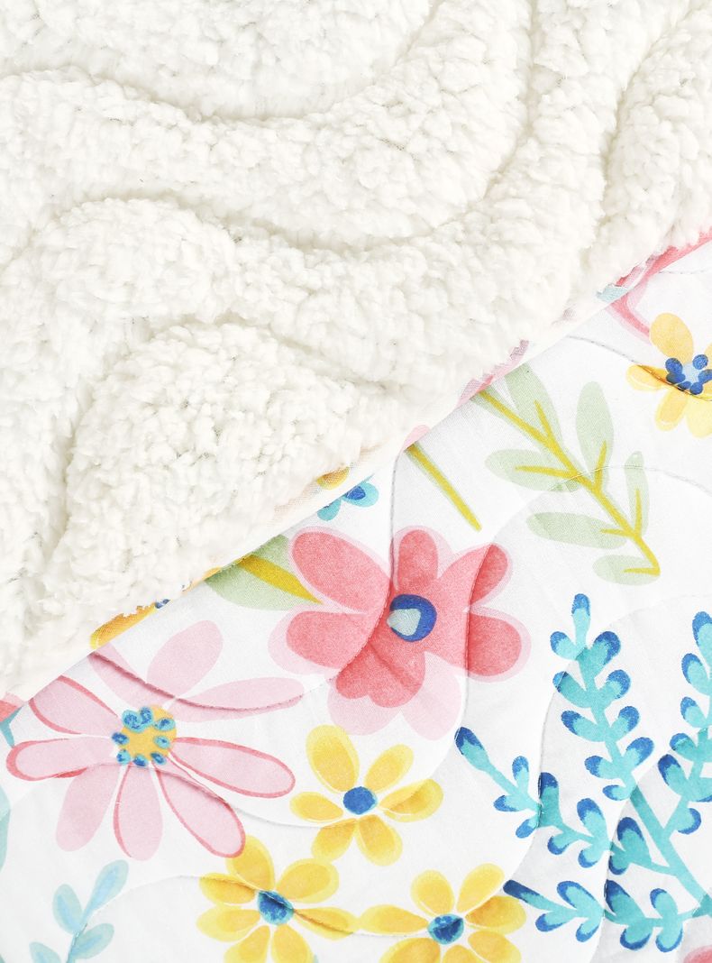 Quilt Infantil Sherpa 1 Plaza Diseño 2-2