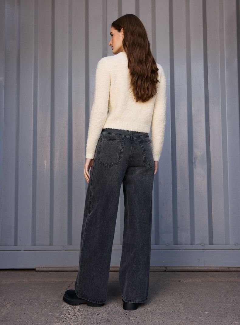 Jeans Tiro Bajo Puddle Extra Baggy-5