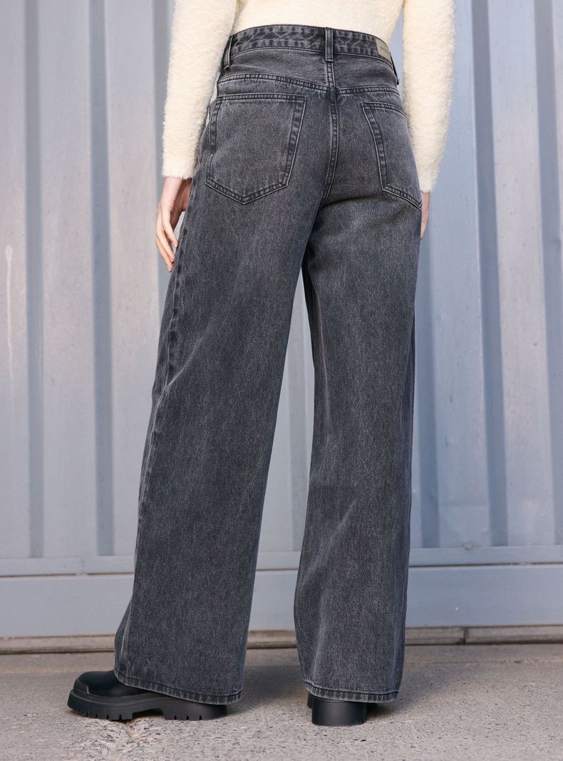 Jeans Tiro Bajo Puddle Extra Baggy-1