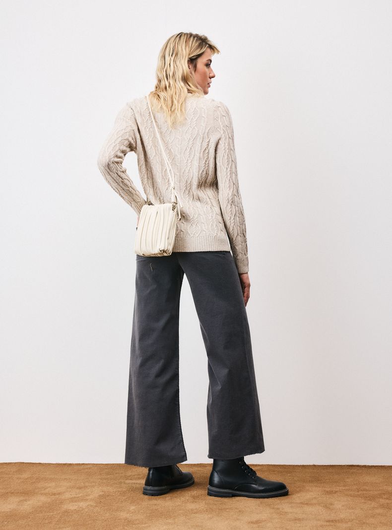 Sweater con Lana Trenzado-5