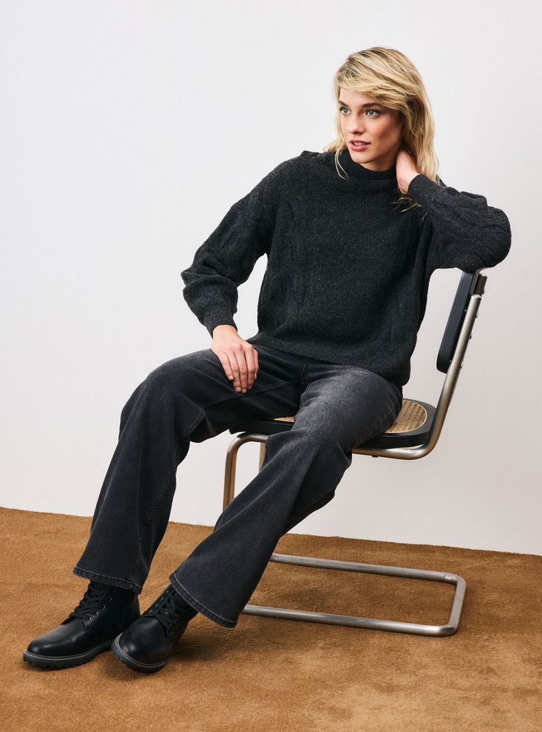 Sweater Diseño Trenza-4