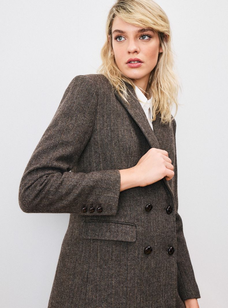 Blazer Espiga con Lana C del Pilar-3
