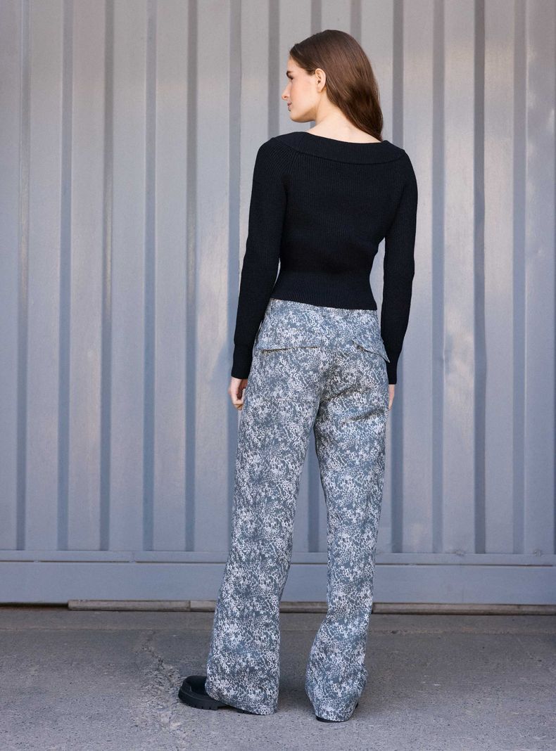 Sweater Bardot Crop-5