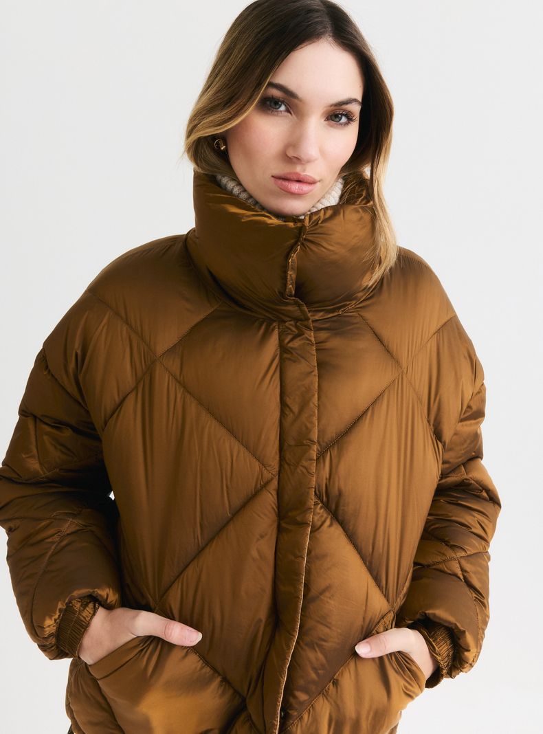 Parka Acolchada con Bolsillos-3