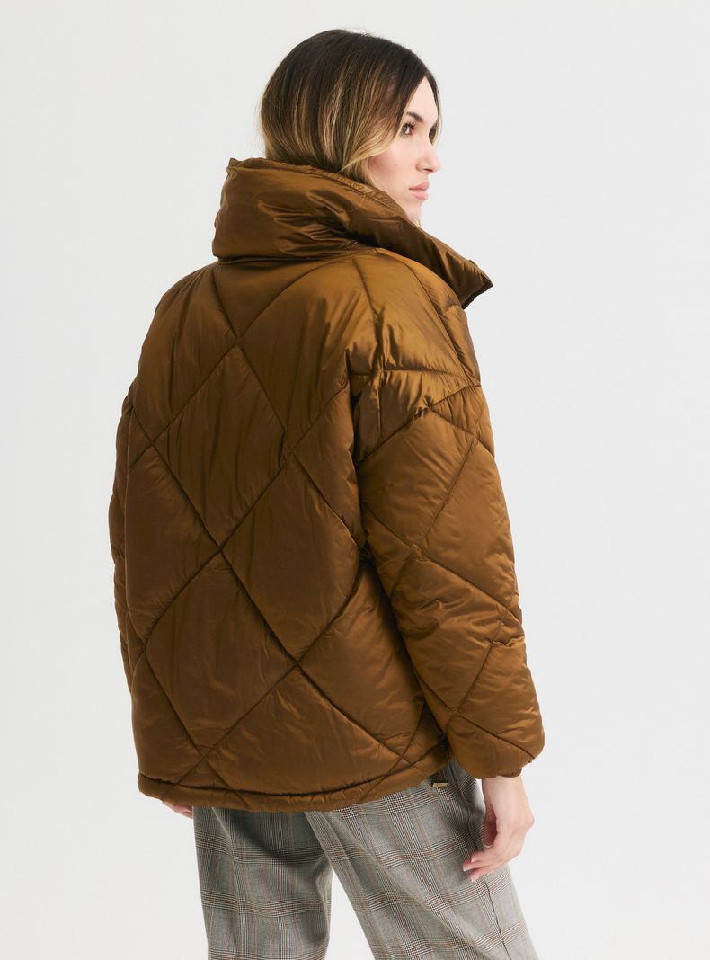 Parka Acolchada con Bolsillos-1