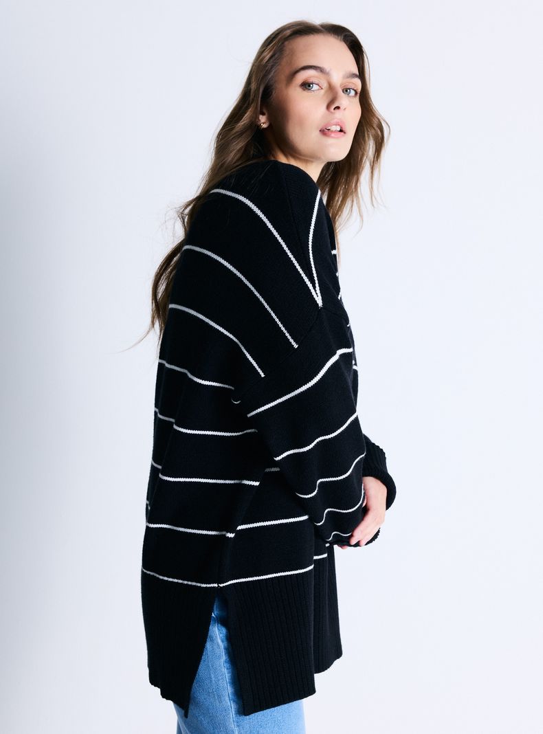 Sweater Listado con Lurex-2
