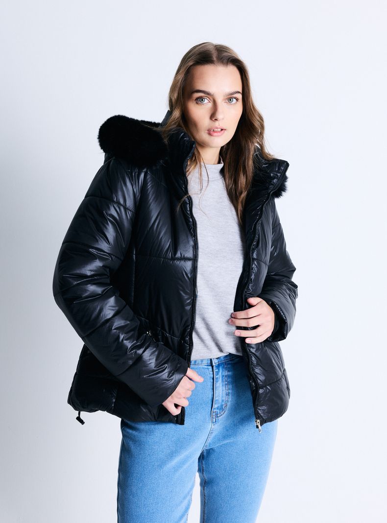 Parka Acolchada Corta-0