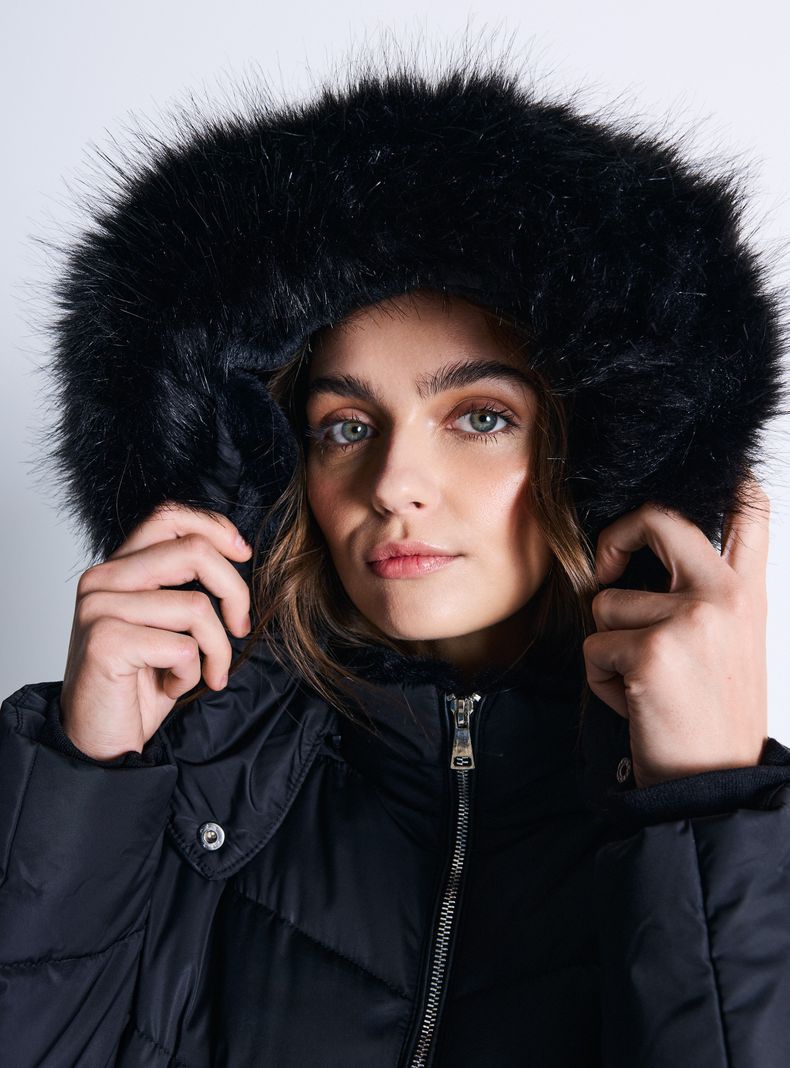 Parka Larga Acolchada-3