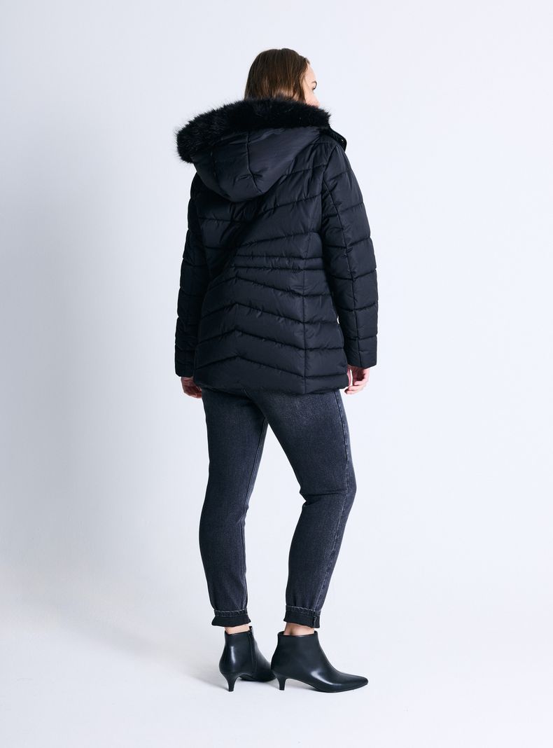 Parka Larga Acolchada-5