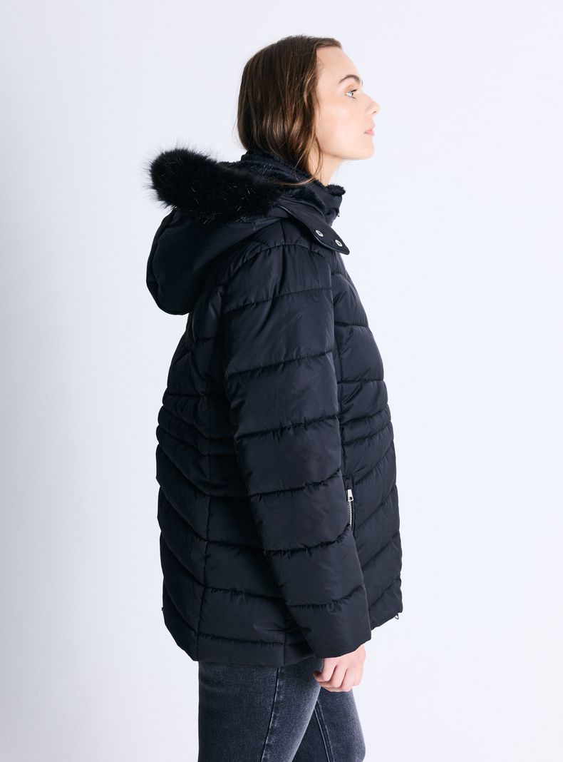 Parka Larga Acolchada-1