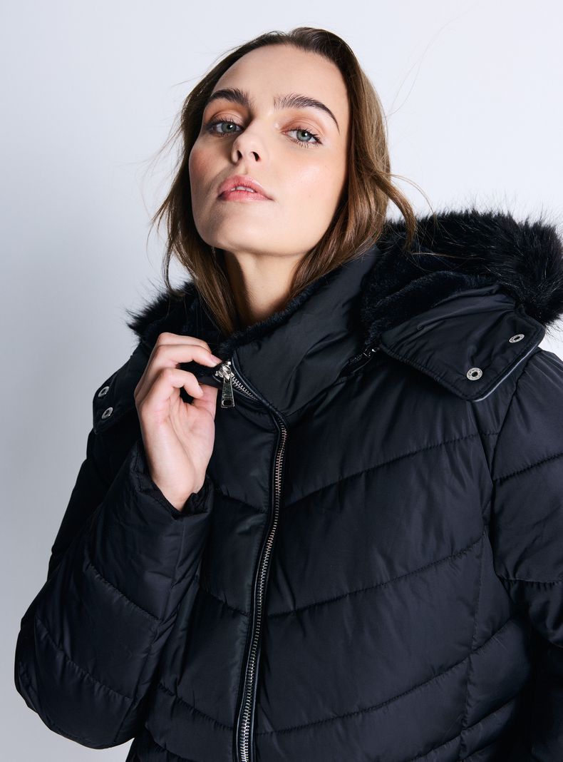 Parka Larga Acolchada-2