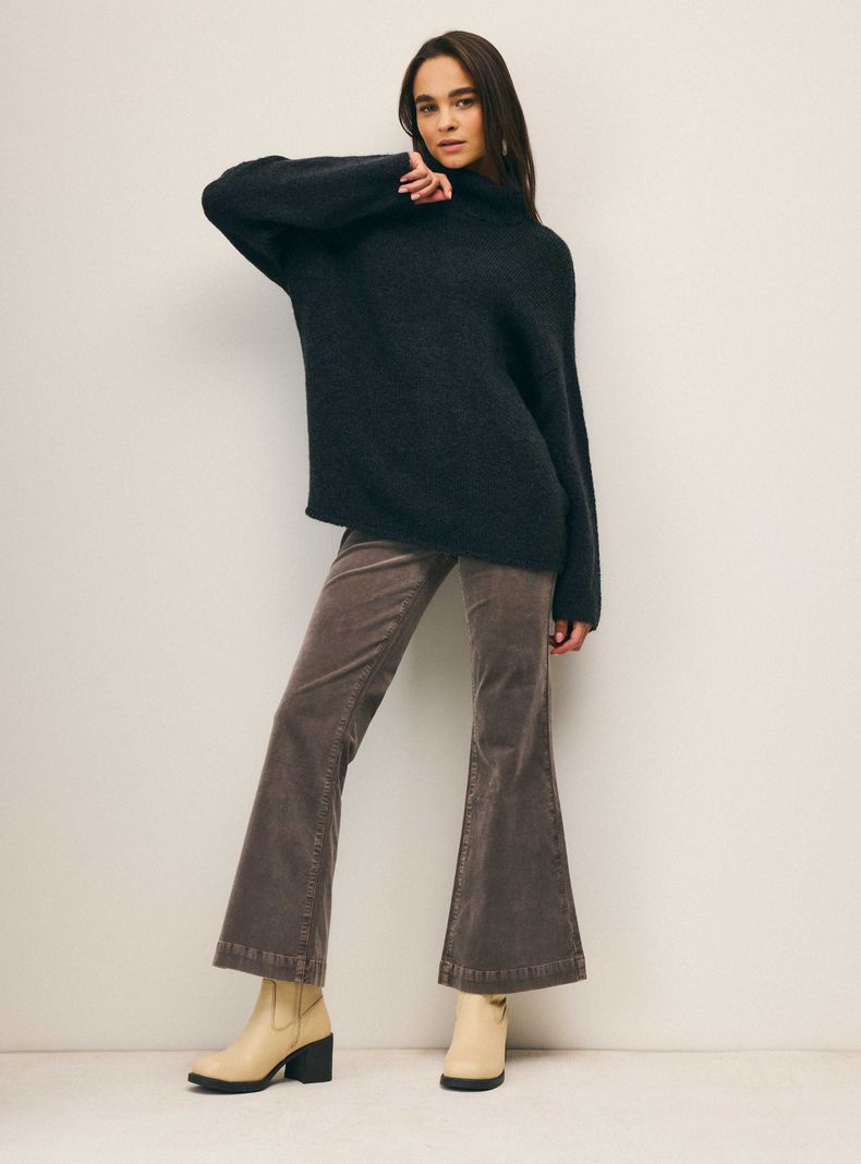 Sweater Cuello Tortuga Tejido Jaspeado-4