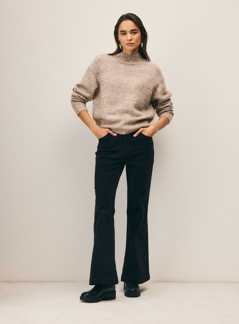 Pantalón Cotelé Fleare con Proceso de Teñido-4