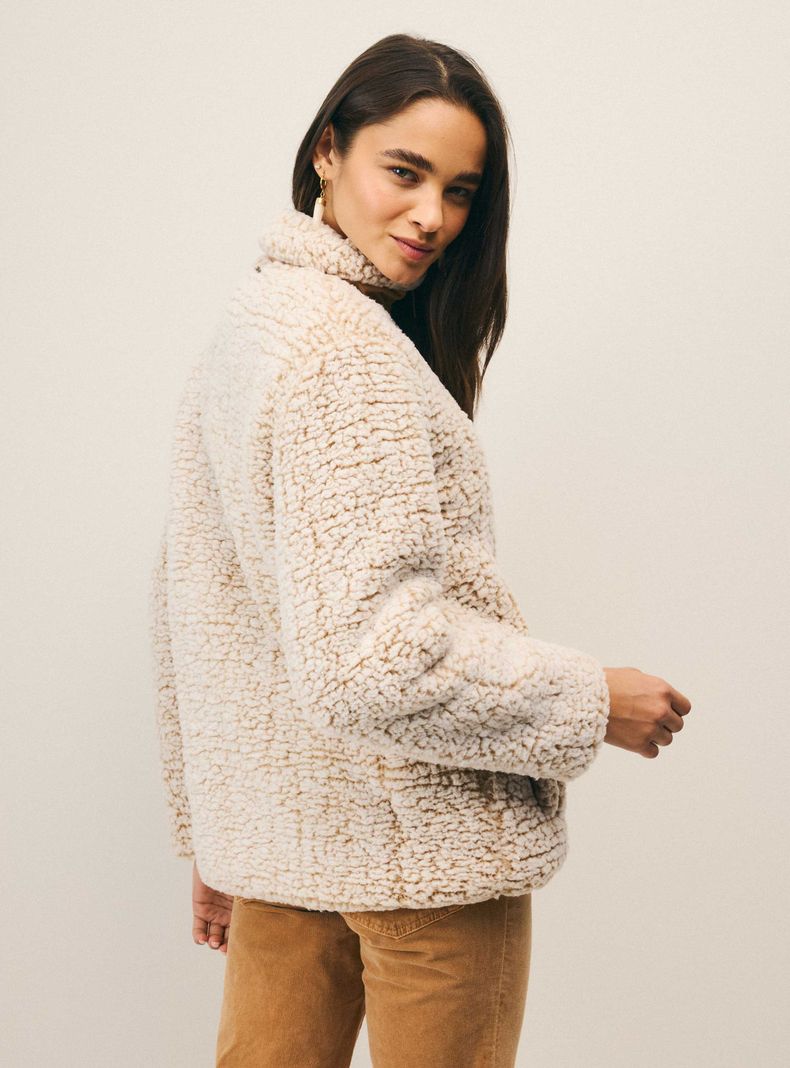 Chaqueta de Sherpa Forrada-1