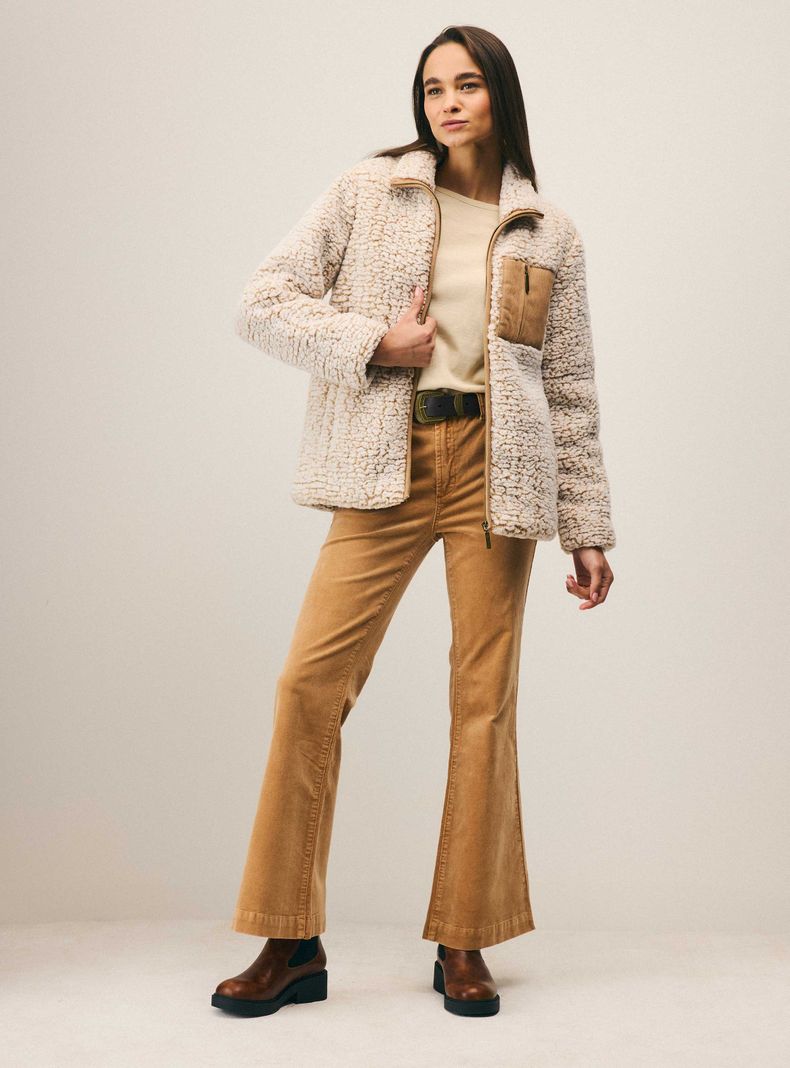 Chaqueta de Sherpa Forrada-4