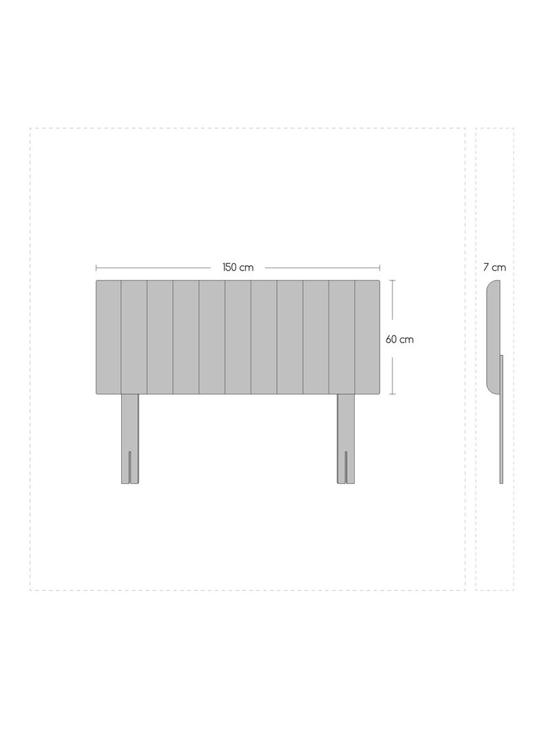 Cama Europea Terapeutic 2 Plazas x190 cm Base Dividida + Respaldo Merci-1