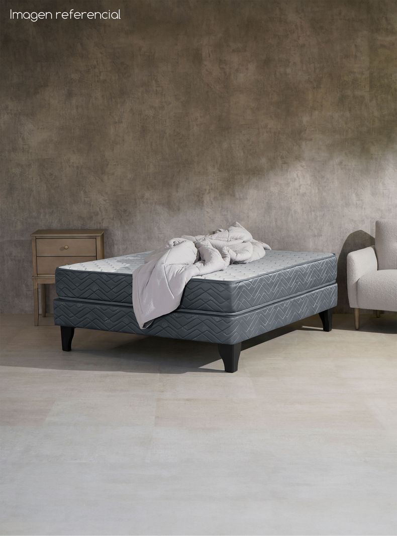 Cama Europea Cadiz 2 Plazas + Respaldo Nuit-5