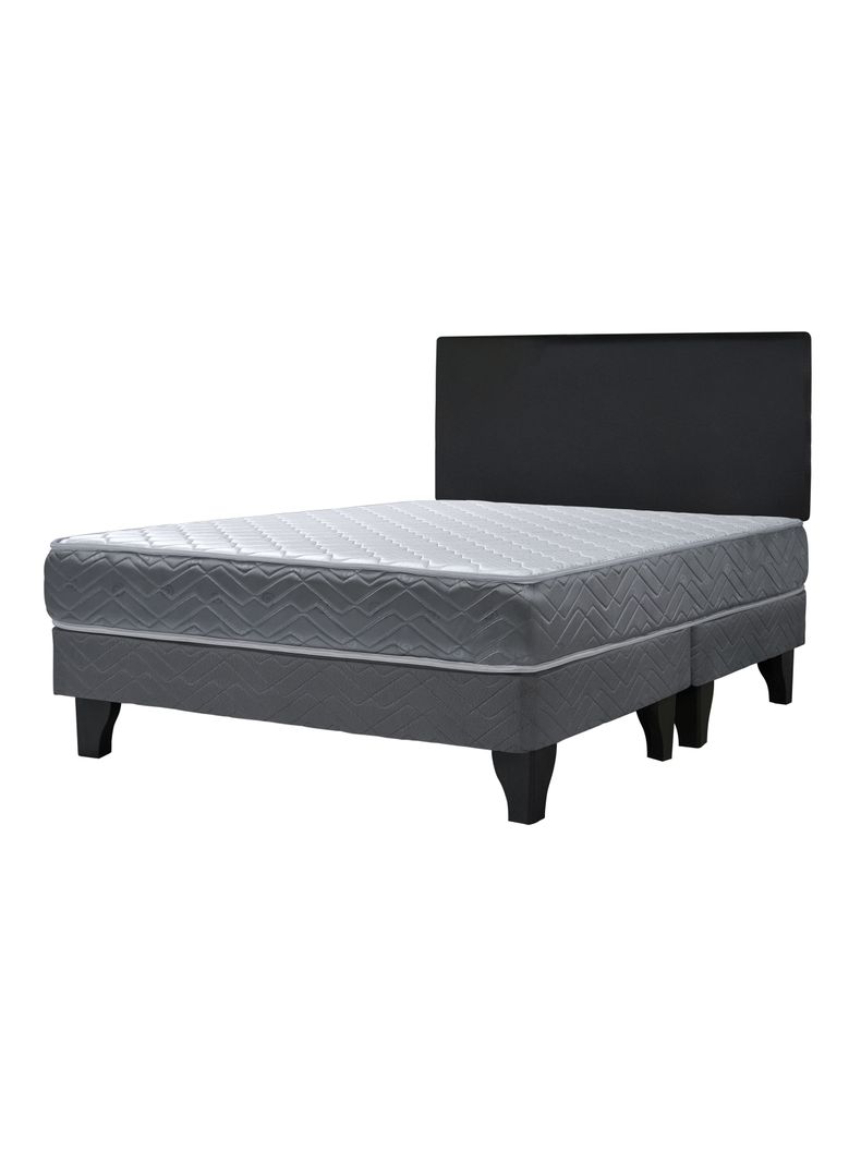 Cama Europea Cadiz 2 Plazas Base Dividida + Respaldo Nuit-0