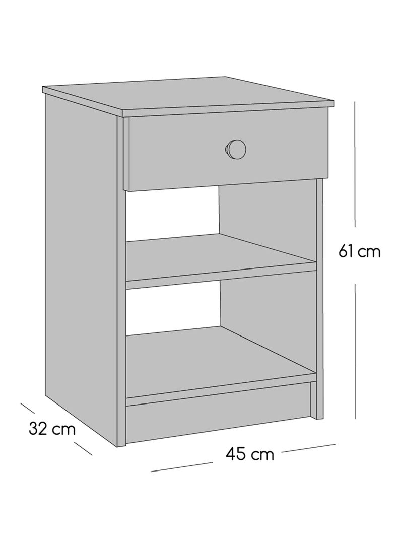 Cama Europea Nuit King + Respaldo Nuit + Veladores Granada Grey-2