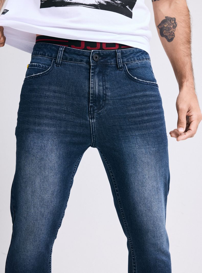 Jeans Lavado Contrastado Skinny Fit-2