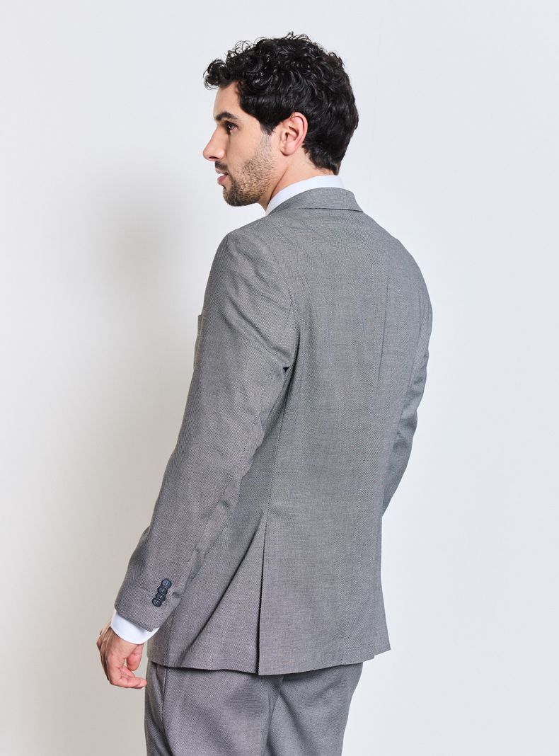 Traje Recto Regular Fit Fantasía Ojo de Perdíz-1