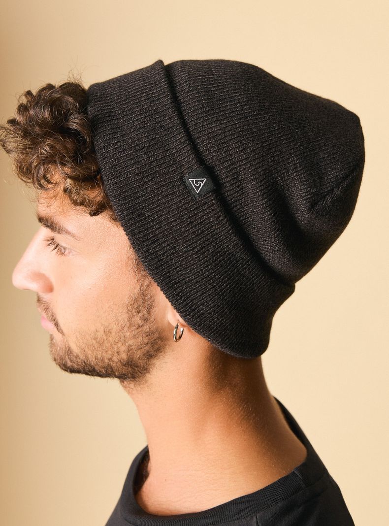 Gorro de Punto y Hilo Melange-5