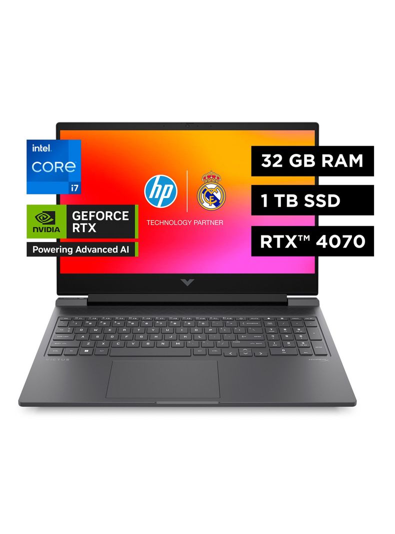 Notebook Gaming Victus 16-r1016la Intel Core i7 32GB RAM NVIDIA