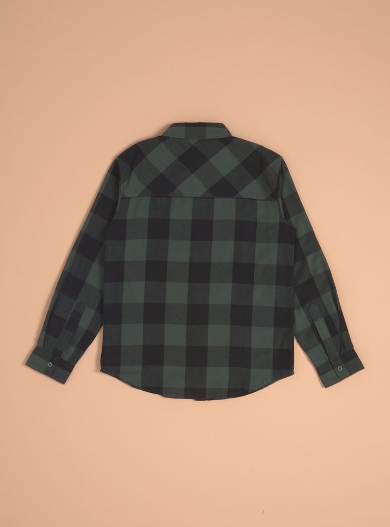 Camisa Escocesa Relaxed Fit-1