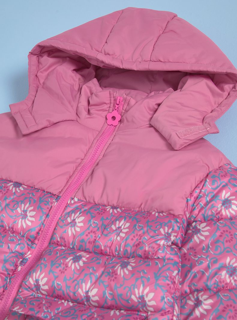 Parka Larga Color Block Full Print-2