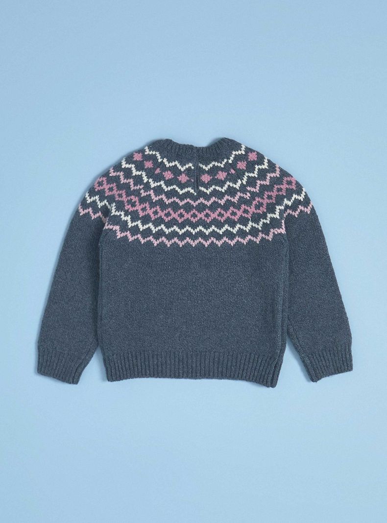 Sweater con Greca Rosadas-1