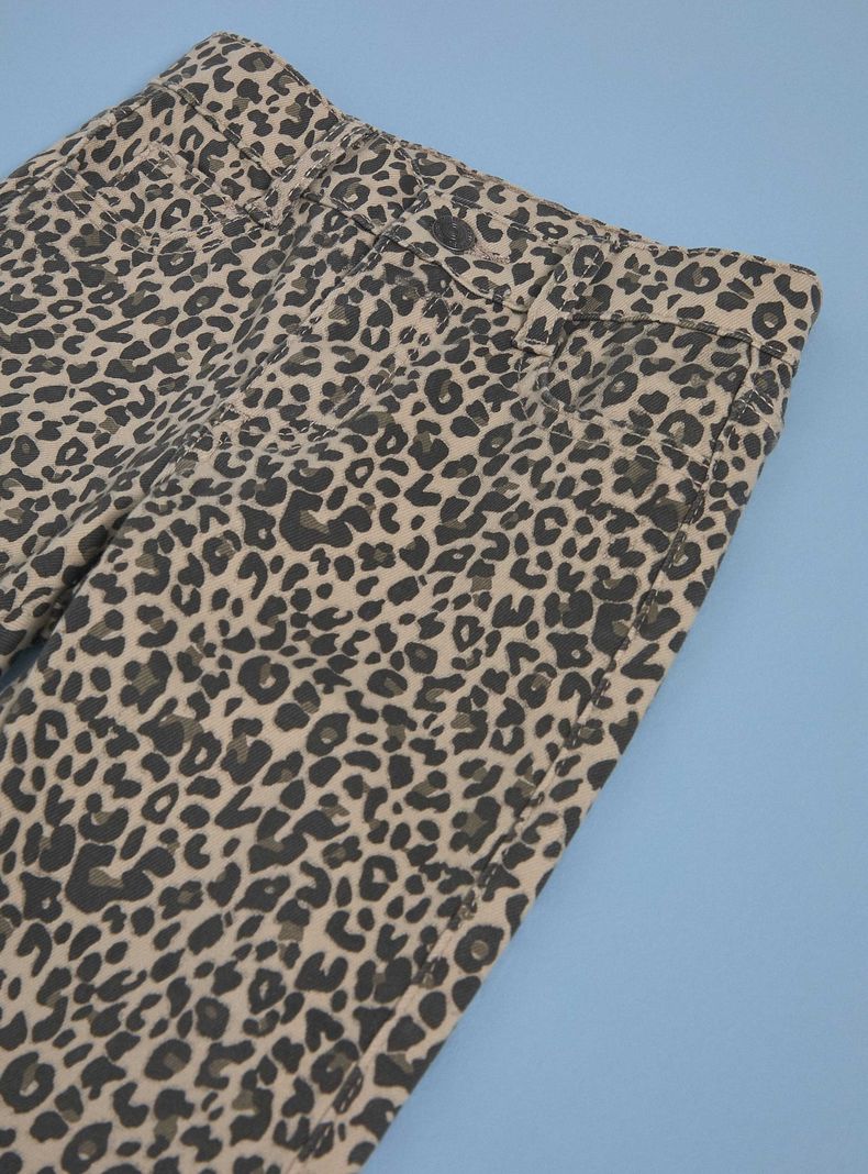 Jeans Animal Print Tiro Ancho-2