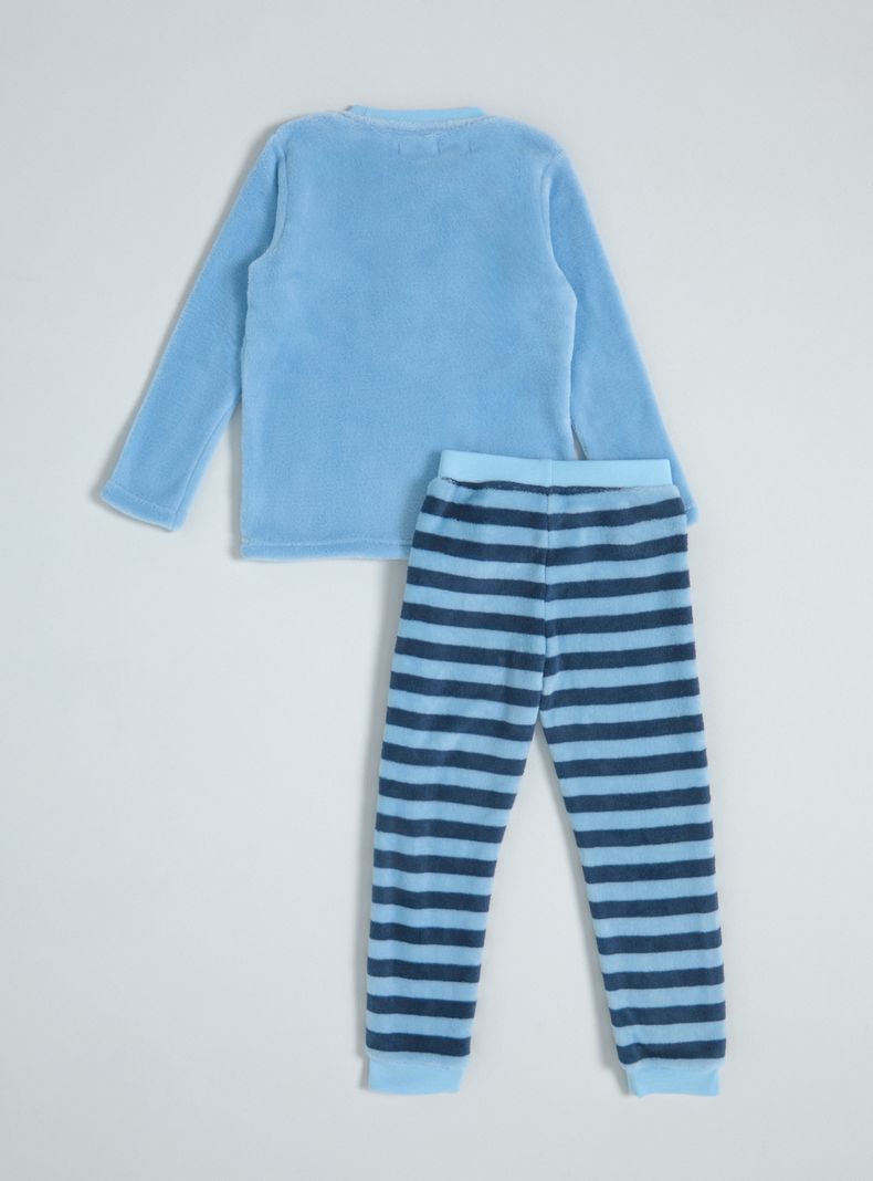 Pijama Aplicación Bordada Oso-1