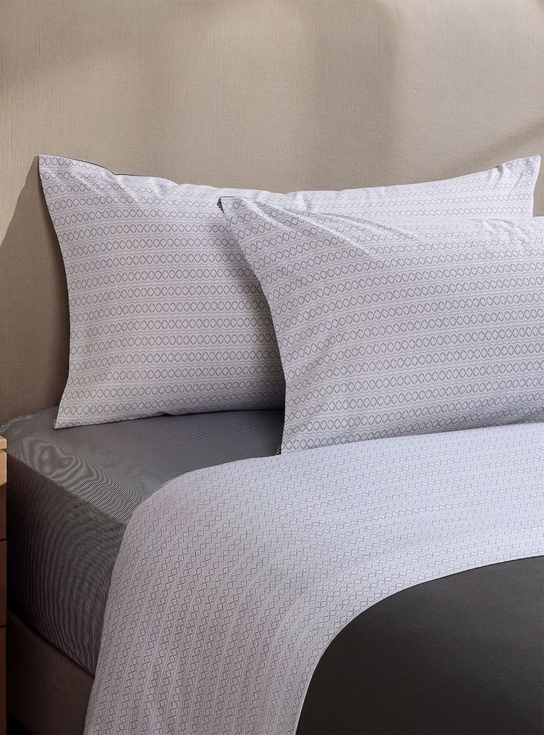 Sábanas Senay King 180 Hilos Blanco