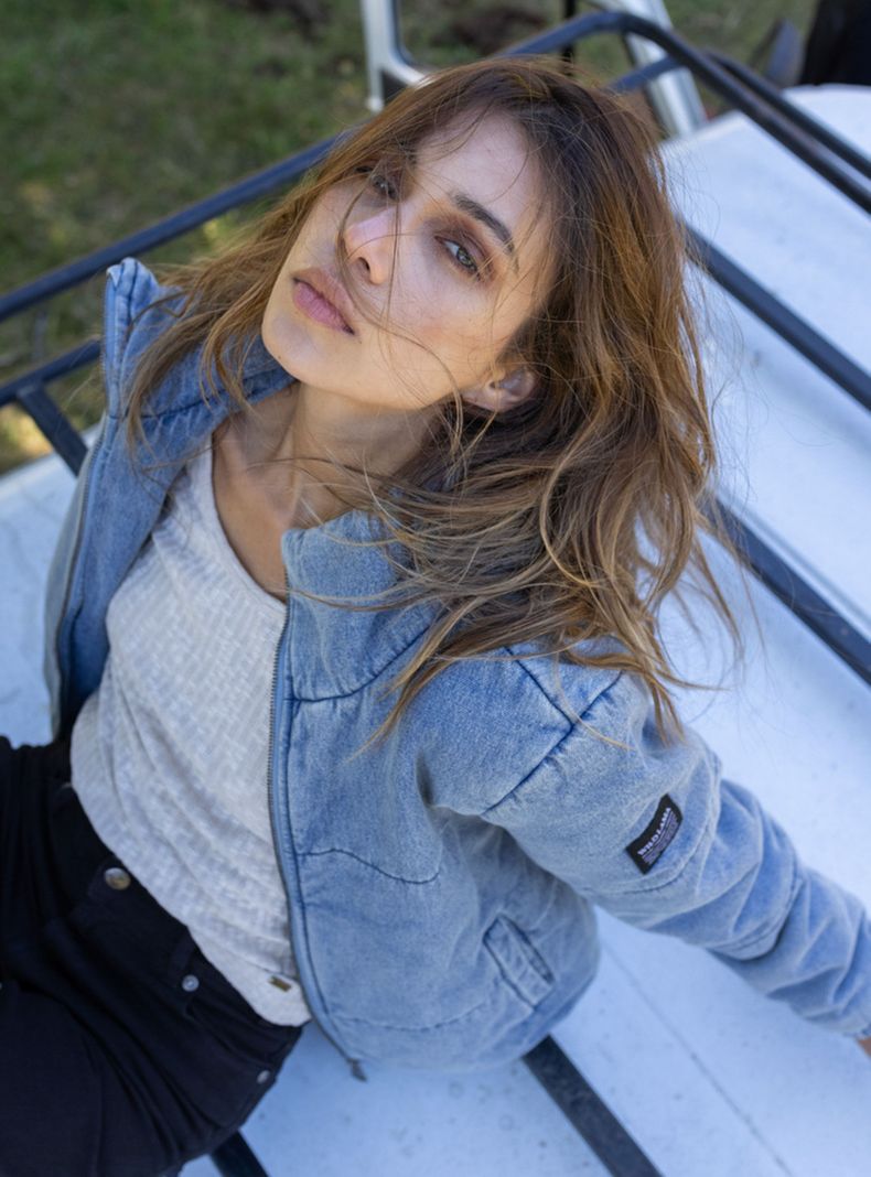 Parka Silveria Orgánica Denim-0