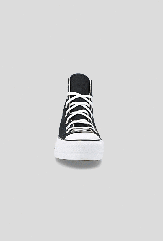 Zapatilla Urbana Plataforma Negra Mujer-3