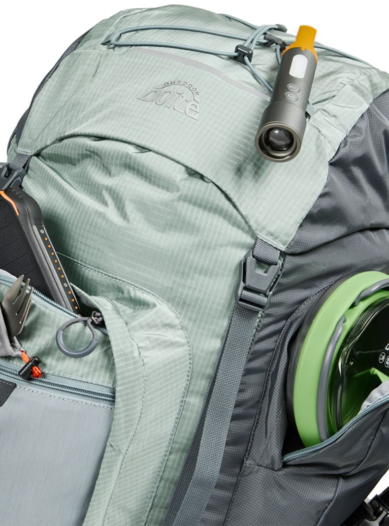 Mochila de Trekking Vetta 2 Compartimientos Teal -1