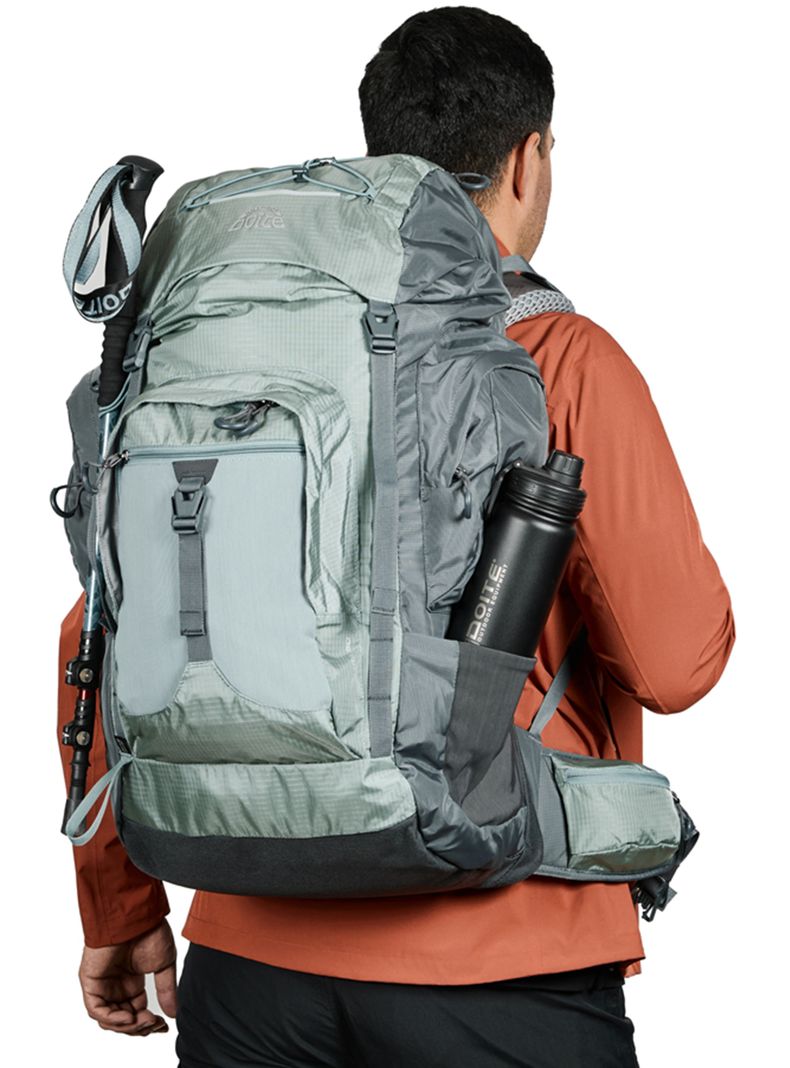 Mochila de Trekking Vetta 2 Compartimientos Teal -0