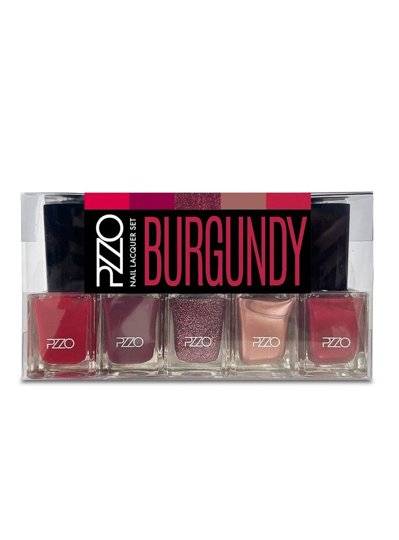 Set Esmaltes de Uñas Burgundy