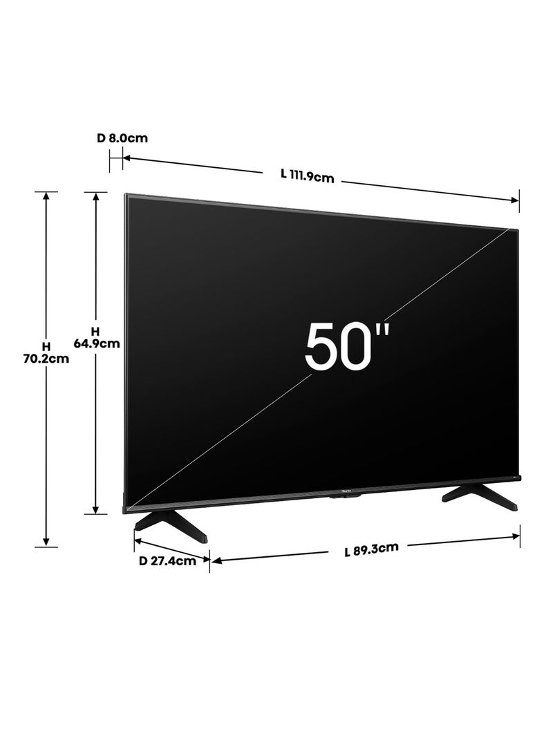 LED Smart TV 50'' 4K UHD 50A6N + Soundbar HS205-1