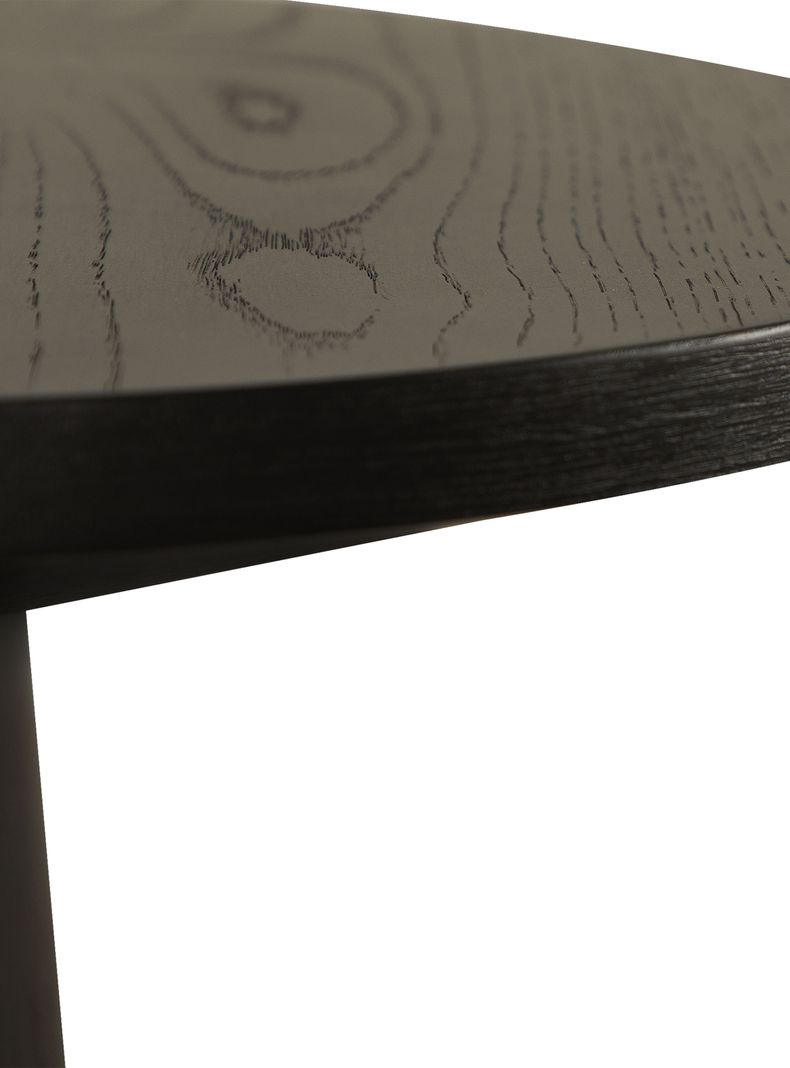 Mesa de Centro Redonda Blackburn 55.8x55.8 cm Negro-2