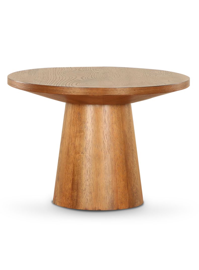 Mesa de Centro Redonda Blackburn 55.8x55.8 cm Roble-0
