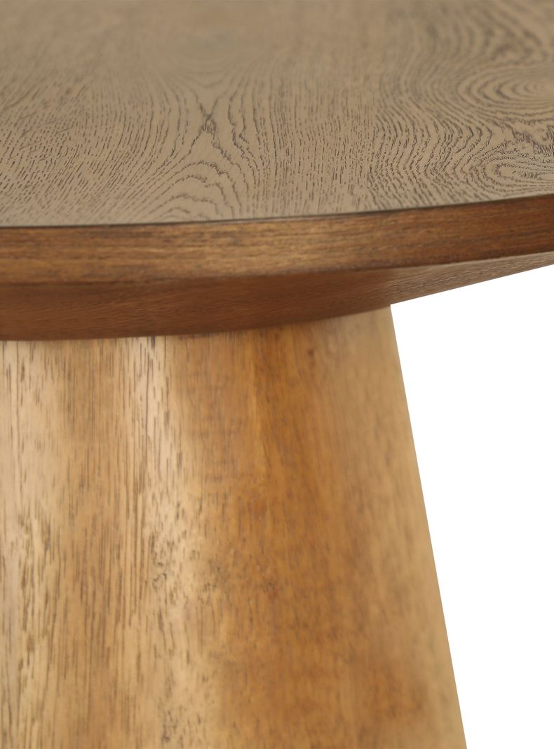Mesa de Centro Redonda Blackburn 55.8x55.8 cm Roble-2