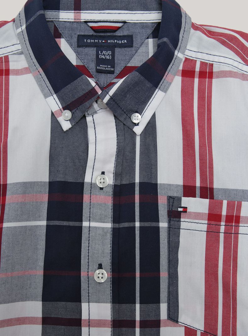 Camisa Cuadrille Bicolor Niño-2