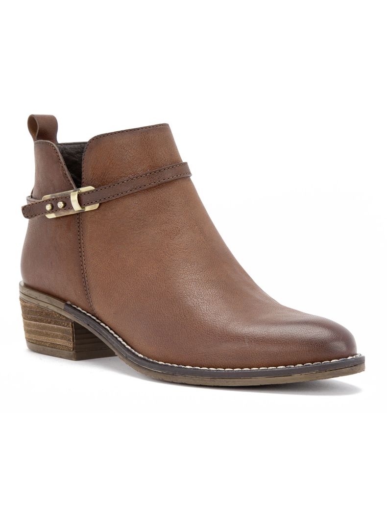 Botín Cuero Gina660218 Mujer-2
